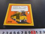 sticker den haag HTM strip tram lijn 8, Verzamelen, Ophalen, Zo goed als nieuw, Bedrijf of Vereniging