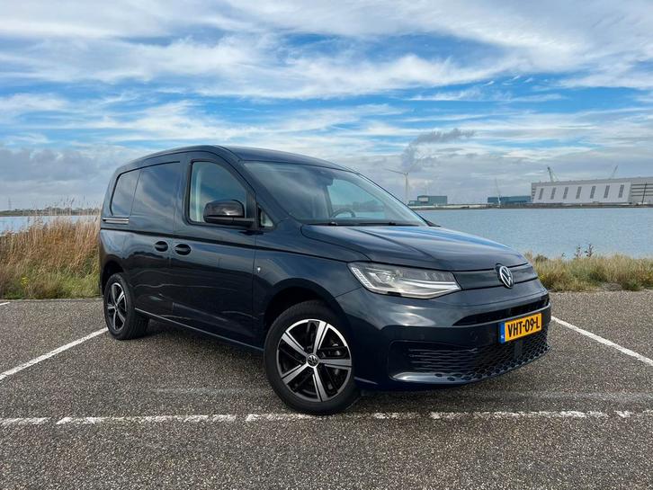 Volkswagen Caddy 1st edition 2.0 TDI L1h1 102pk 2021 Blauw, Auto's, Bestelauto's, Particulier, ABS, Achteruitrijcamera, Adaptieve lichten