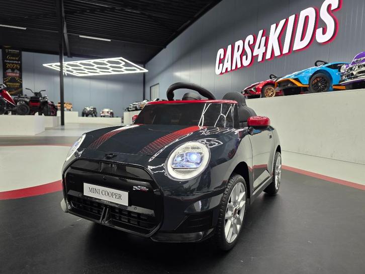 Kinderauto Mini Cooper S - 12 volt - leren zit - soft start, Kinderen en Baby's, Speelgoed | Buiten | Accuvoertuigen, Nieuw, Ophalen of Verzenden