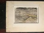 aquarel abstract landschap lucy de kruijf, Ophalen of Verzenden