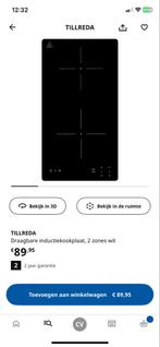 IKEA Tillreda Inductiekookplaat - Zo Goed Als Nieuw!, Witgoed en Apparatuur, Kookplaten, Ophalen, 3 kookzones of minder, Zo goed als nieuw