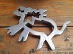 aluminium onderzetter hond / een ontwerp van teun kees / 2, Ophalen of Verzenden, Gebruikt, Pot of Pan