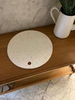 Snijplank serveerplank steen terazzo 28cm, Ophalen of Verzenden, Zo goed als nieuw