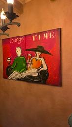 Schilderij lounge time, Antiek en Kunst, Kunst | Schilderijen | Modern, Ophalen