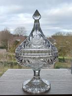 Schaal met Deksel Kristal Bohemia, Antiek en Kunst, Antiek | Glas en Kristal, Ophalen of Verzenden