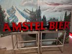 amstel bier lichtbak, Ophalen, Gebruikt, Lichtbak of (neon) lamp