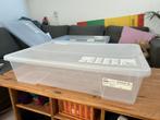 4 IKEA SAMLA bakken voor onder bed, Huis en Inrichting, Woonaccessoires | Kisten, Kunststof, Gebruikt, 50 tot 100 cm, Ophalen of Verzenden