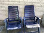 Kunststof tuinstoelen Hartman- set van 4, Ophalen, Gebruikt, Kunststof, Verstelbaar