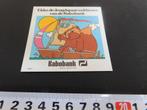 sticker RABOBANK Ekko de jeugdspaar eekhoorn   boot, Verzamelen, Ophalen, Zo goed als nieuw