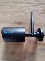 Benholt ip camera 5 MP draadloos met adaptor ( Kleur Zwart ), Audio, Tv en Foto, Videobewaking, Buitencamera, Ophalen of Verzenden