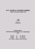 Gazelle motor fietsonderdelen EE VE VEV M48 Anker Laura, Verzenden, Zo goed als nieuw