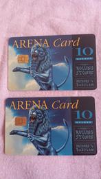 2x Arena Card van ieder 10 gulden betaalkaart., Ophalen of Verzenden, 10 gulden