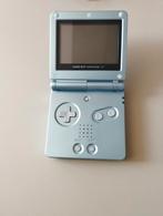 Game Boy Advance SP - Zilver, Ophalen of Verzenden, Zo goed als nieuw, Game Boy Advance SP, Met games