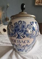 Blauw Tabacks pot in Gouda gemaakt, Antiek en Kunst, Ophalen of Verzenden