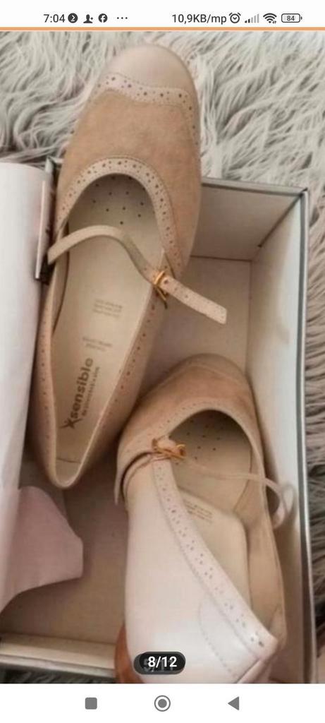 Xsensible echt leer schoenen maat 37 H, Kleding | Dames, Schoenen, Nieuw, Sneakers of Gympen, Beige, Ophalen of Verzenden