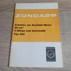 Zundapp Sleutelboekje 50 ccm 2 vers Automatic 250 uitg 05-79, Verzenden, Gebruikt