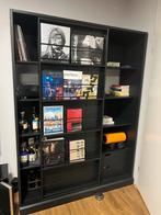 Mooie boekenkast met schuifdeur, Huis en Inrichting, Kasten | Boekenkasten, Ophalen, Gebruikt, 100 tot 150 cm, 200 cm of meer