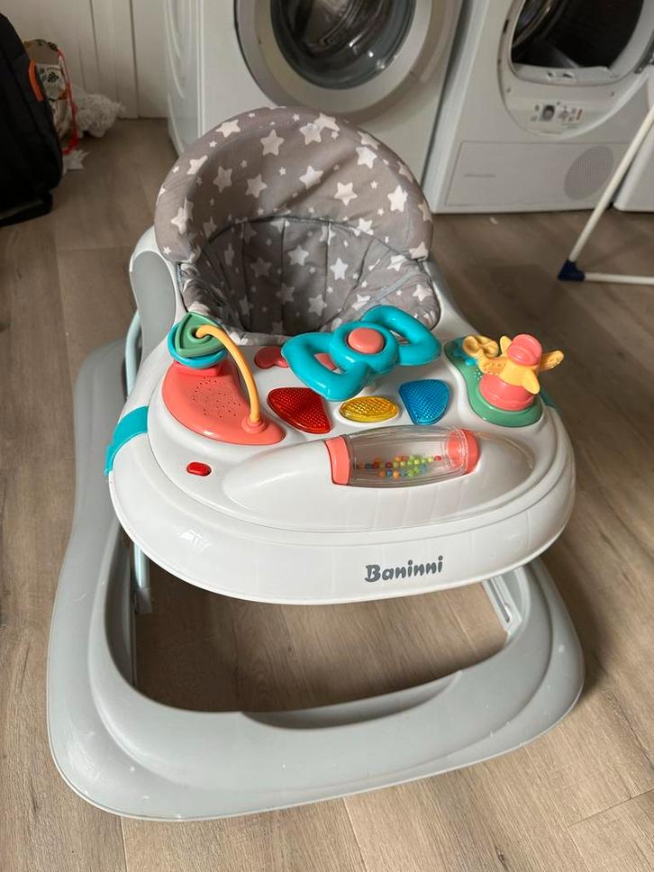 Bannini Loopstoel - Plezier voor je kleintje!, Kinderen en Baby's, Speelgoed | Babyspeelgoed, Gebruikt, Overige typen, Met wieltjes