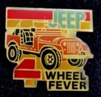 Jeep- 4 wheel fever- meerkleurig, Verzamelen, Speldjes, Pins en Buttons, Verzenden, Nieuw, Transport, Speldje of Pin