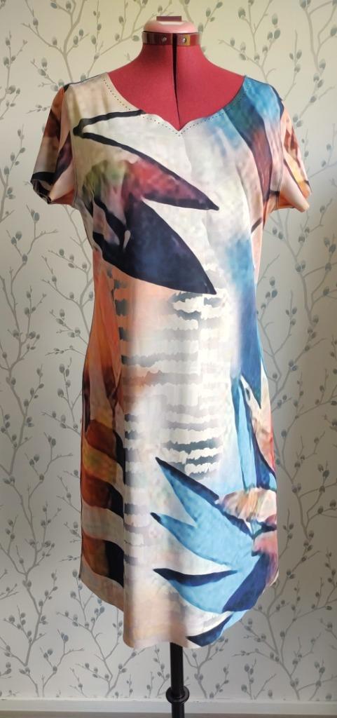 LIZZY & COCO Omkeerbaar Stretch Zomer-Jurkje maat 44/46, Kleding | Dames, Jurken, Zo goed als nieuw, Maat 42/44 (L), Overige kleuren