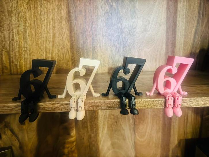 Decoratieve beeldjes Six Seven 67, Kinderen en Baby's, Speelgoed | My Little Pony, Nieuw, Ophalen of Verzenden