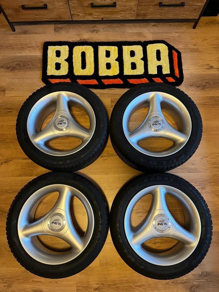 Antera 109 Trispoke velgen 16 inch 4x100, Auto-onderdelen, Banden en Velgen, Banden en Velgen, Zomerbanden, 16 inch, 205 mm, Gebruikt
