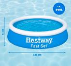 Bestway zwembad groot opblaasbaar rond 1.83 m, Tuin en Terras, Zwembaden, Ophalen, Minder dan 80 cm, Opblaaszwembad, Rond