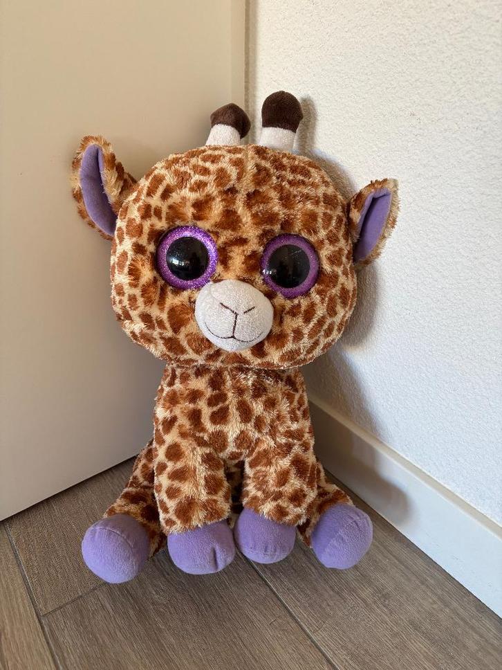 TY glitter oog knuffel XL, Kinderen en Baby's, Speelgoed | Knuffels en Pluche, Gebruikt, Overige typen, Ophalen of Verzenden