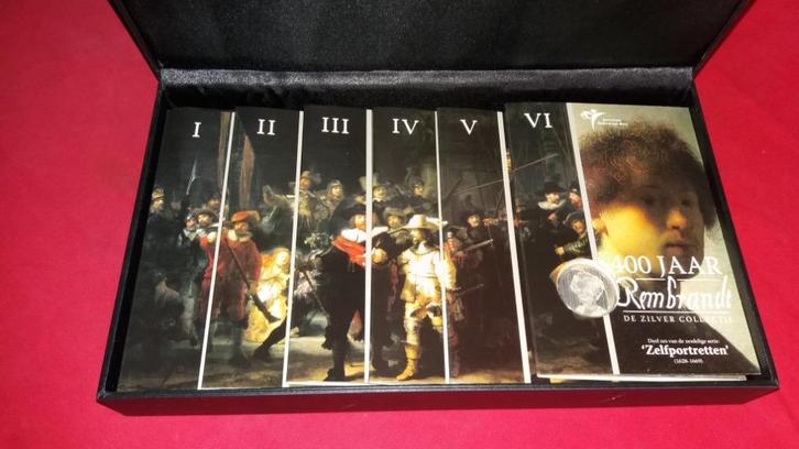 Rembrandt Zilvercollectie 2006 voor 165euro gratis verzenden, Postzegels en Munten, Munten | Nederland, Euro's, Koningin Beatrix