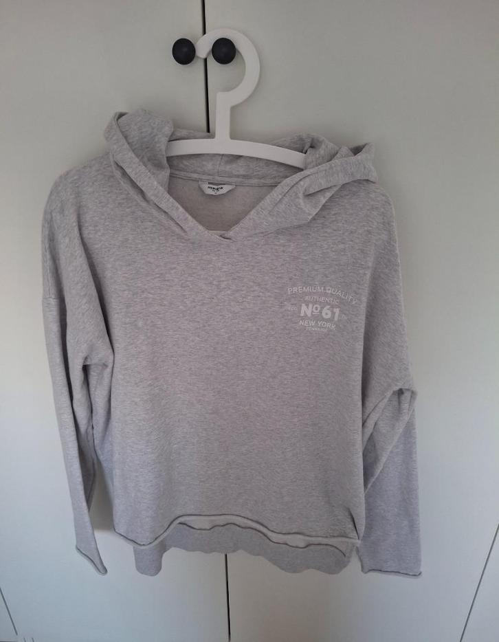 Penn&Ink capuchontrui hoody trui grijs xs s 34 36 grijs, Kleding | Dames, Truien en Vesten, Zo goed als nieuw, Maat 36 (S), Grijs