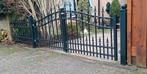 Smeedijzeren Inrijpoort, Tuin en Terras, Tuinhekken en Hekwerk, Ophalen, Met poort, Gebruikt, Sierhekwerk