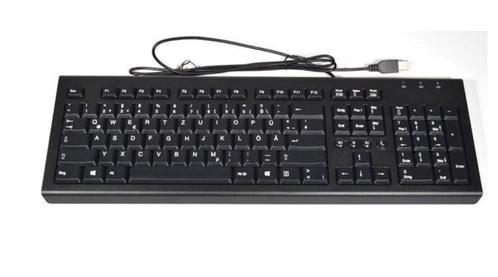HP Keyboard Duits DE 1x USB black qwertz, Computers en Software, Toetsenborden, Nieuw, Qwerty, Bedraad, Ophalen of Verzenden