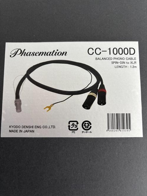 Phasemation CC-1000D & CC-1200D High-End DIN-XLR Kabels, Audio, Tv en Foto, Audiokabels en Televisiekabels, Nieuw, Interlink-kabel