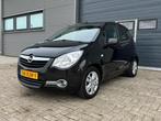 Opel Agila 1.0 Edition AIROC - LM VELGEN - TREKHAAK - NAP!, Euro 5, Stof, Gebruikt, Zwart