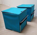 Handige IKEA blauwe Elpee LP opbergbox 2x, Cd's en Dvd's, Ophalen, Zo goed als nieuw, 12 inch