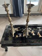 Fraaie Antieke kandelaars., Antiek en Kunst, Antiek | Koper en Brons, Ophalen of Verzenden