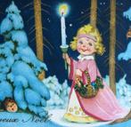 FRITZ BAUMGARTEN - JOY NOËL - kabouters - meisje met kaars, Verzenden, 1920 tot 1940, Ongelopen, Kinderen