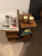 Bijzettafel / lectuur tafel, Ophalen, Minder dan 55 cm, Gebruikt, Vierkant