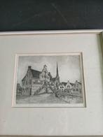 Oude Stadsgezicht Ets, Ophalen of Verzenden