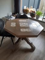 Eiken eettafel, Huis en Inrichting, Tafels | Eettafels, Gebruikt, Eikenhout, Ophalen of Verzenden, Overige vormen