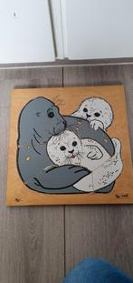 Rolf houten puzzel zeehonden, Ophalen of Verzenden, Zo goed als nieuw