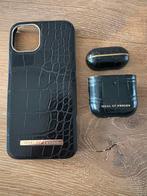 IDeal of Sweden Zwart Croco Set iPhone 15, Ophalen, Zo goed als nieuw, Hoesje of Tasje