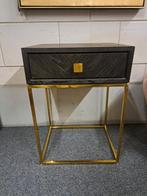 Richmond Interiors nachtkastje Blackbone gold SALE, Huis en Inrichting, Overige materialen, Nieuw, Ophalen of Verzenden, 45 tot 65 cm