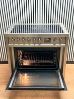 Luxe STEEL Inductie Fornuis met 5 zones RVS/Zwart 90 cm, Witgoed en Apparatuur, Fornello Esperta, Ophalen of Verzenden, Zo goed als nieuw