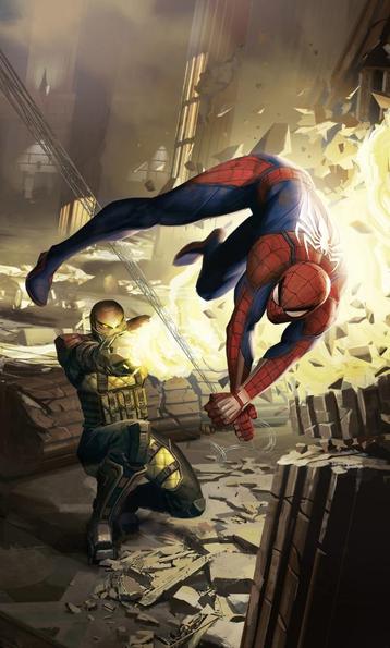 Spiderman Vlies Behang Dodge - 150 x 250 - Gratis Verzending beschikbaar voor biedingen