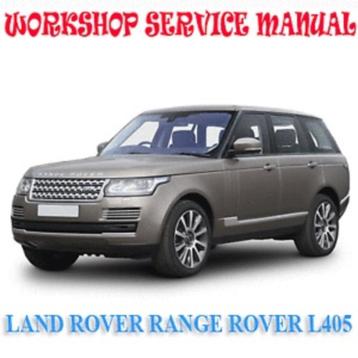 Range Rover L405 2014-2019 Workshop manual op DVD in PDF beschikbaar voor biedingen