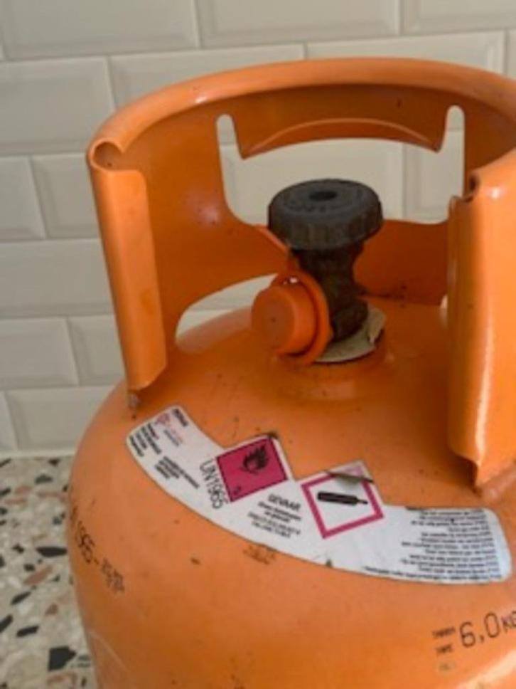 Gasfles 6 kilogram  nieuw en verzegeld., Caravans en Kamperen, Kampeeraccessoires, Nieuw, Ophalen of Verzenden