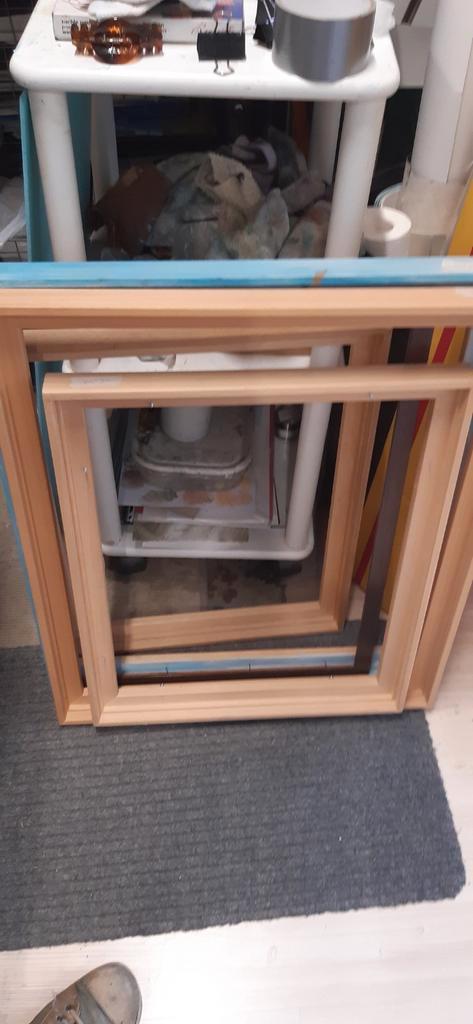 Houten baklijsten., Hobby en Vrije tijd, Schilderen, Gebruikt, Ophalen