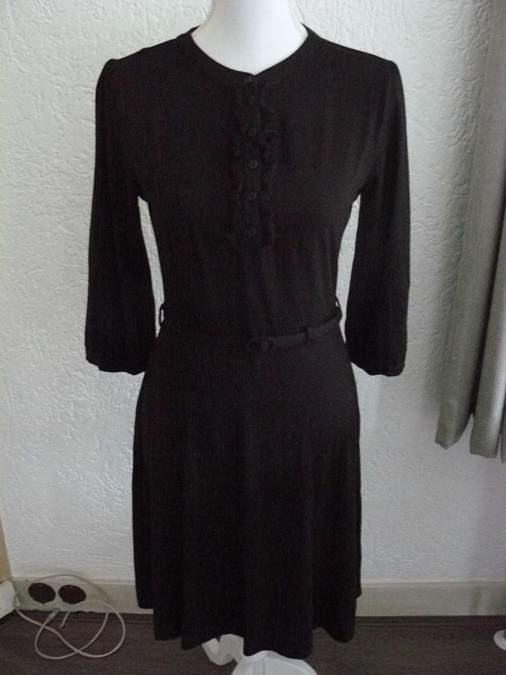 Zwarte King Louie jurk maat M., Kleding | Dames, Jurken, Zo goed als nieuw, Maat 38/40 (M), Zwart, Boven de knie, Ophalen of Verzenden