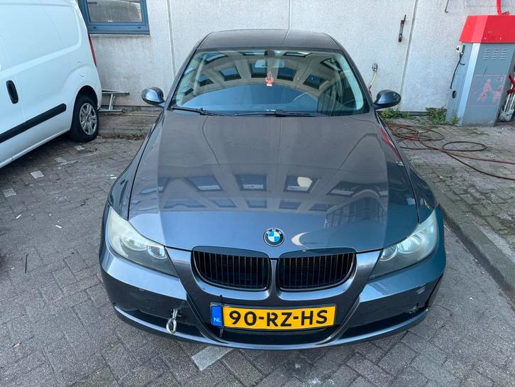 1BMW 3-Serie 2.0 318i 2005 Zwart airco panorama angeleye, Auto's, BMW, Bedrijf, 3-Serie, Benzine, B, Sedan, Handgeschakeld, Origineel Nederlands